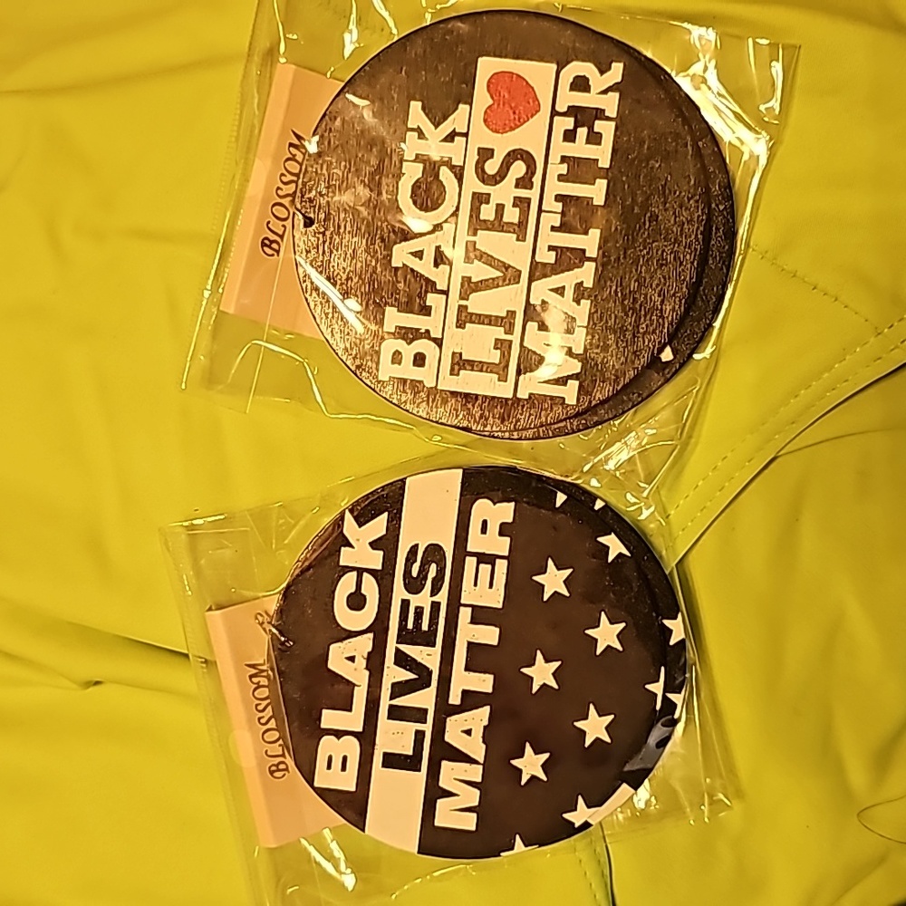 2 Pair Black Statement Earrings - image 1